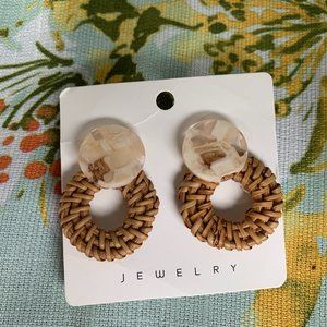 wooden earrings